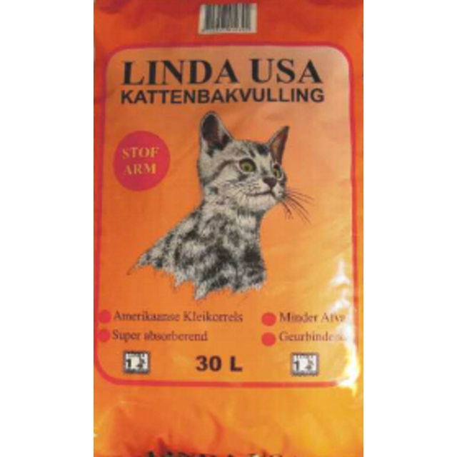 Linda USA - natūralus molio kraikas katėms (attapulgite) 