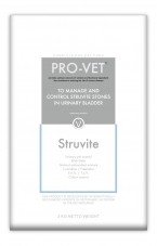 PRO-VET Struvite - struvitinių akmenų gydymui ir profilaktikai, kastruotoms katėms