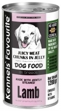 Begrūdžiai mėsos konservai Kennels Favourite (įvairių skonių)