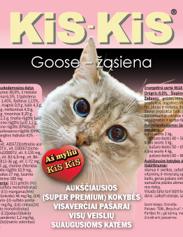 KiS KiS Goose - kačių ėdalas su žąsiena 