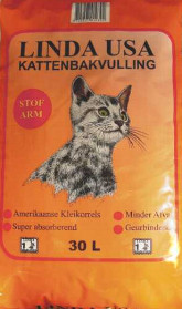 Linda USA - natūralus molio kraikas katėms (attapulgite) 