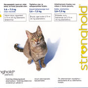 STRONGHOLD,45mg, katėms g.svorio 2,6–7,5 kg antiparazitins tirpalas 