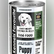 Begrūdžiai mėsos konservai Kennels Favourite (įvairių skonių)