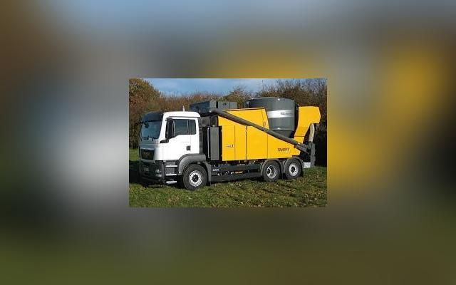 Kombinuotų pašarų gamyba mobiliu malūnu